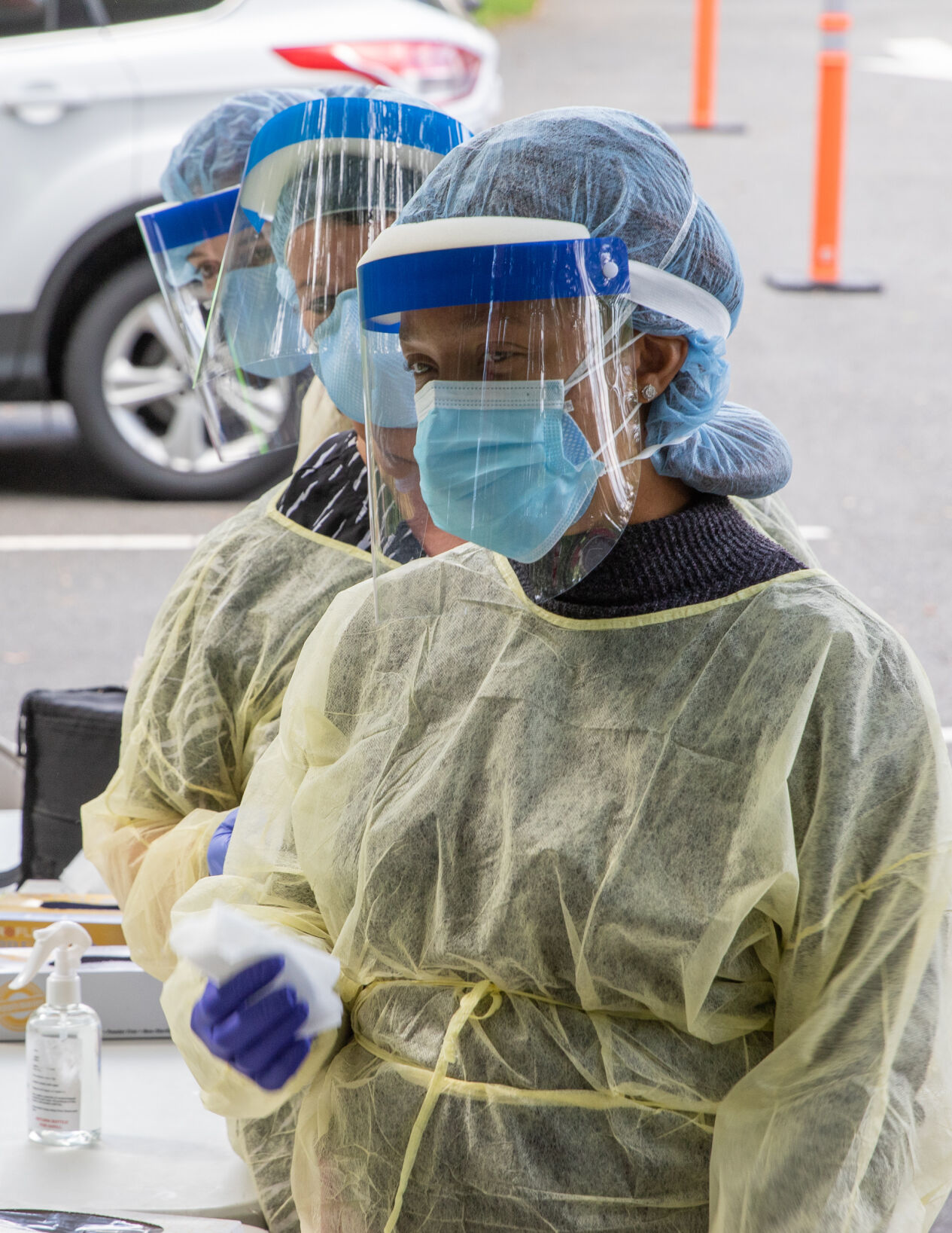 Photo_News_CovidTesting_Nurse.jpg nurse County COVID-19 testing site
